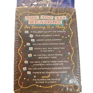 Vintage Cards Adult Party Invitations Top 10 Reasons For Coming To A Party